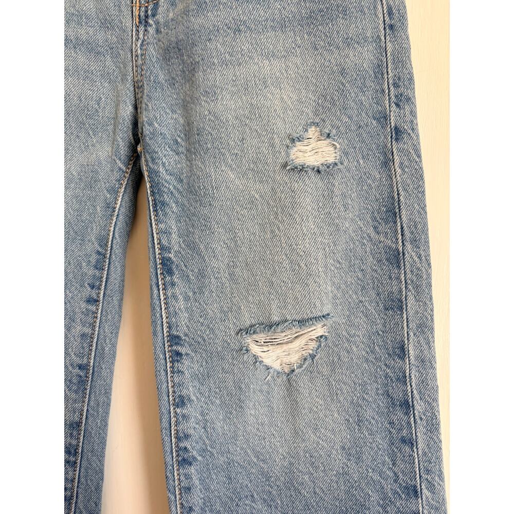 NWT Old Navy Baggy Wide Leg Jeans High Rise Adjustable Waist Girls Size 6 Y2k - Picture 5 of 9